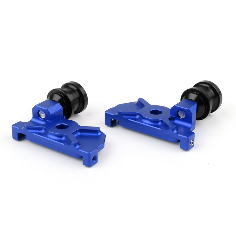 Motorcycle CNC Swingarm Spool Adapters / Mounts For Yamaha YZF-R25 215 Blue