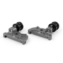 Motorcycle CNC Swingarm Spool Adapters / Mounts For Yamaha YZF-R25 215 Gray