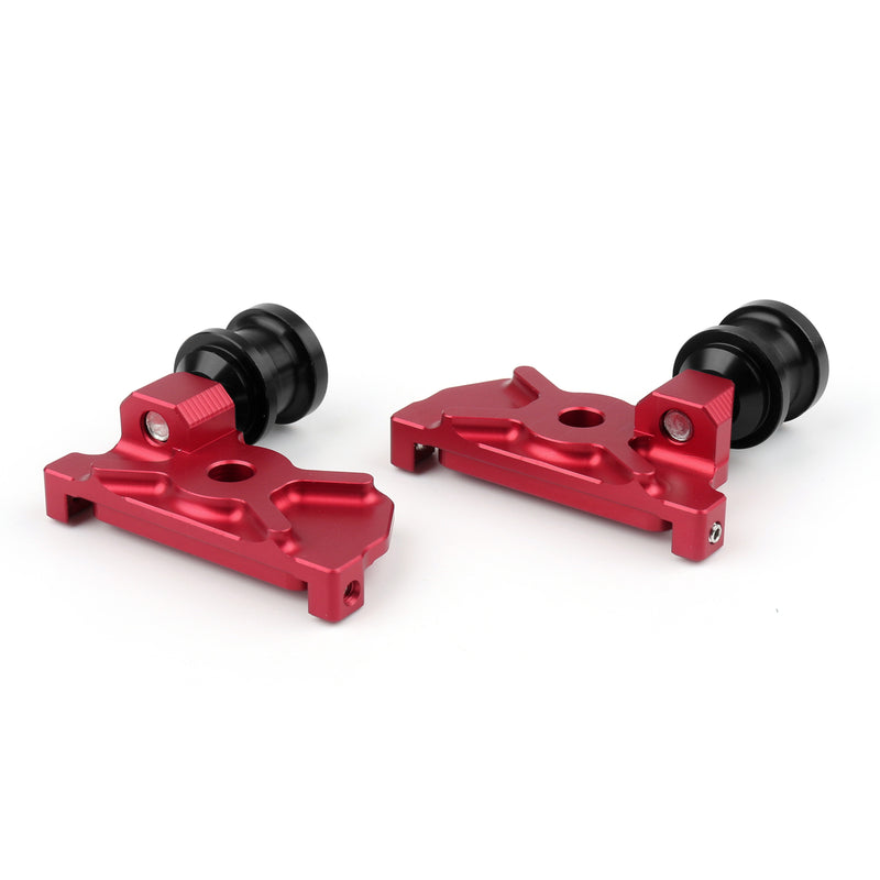 Motorcycle CNC Swingarm Spool Adapters / Mounts For Yamaha YZF-R25 215 Red
