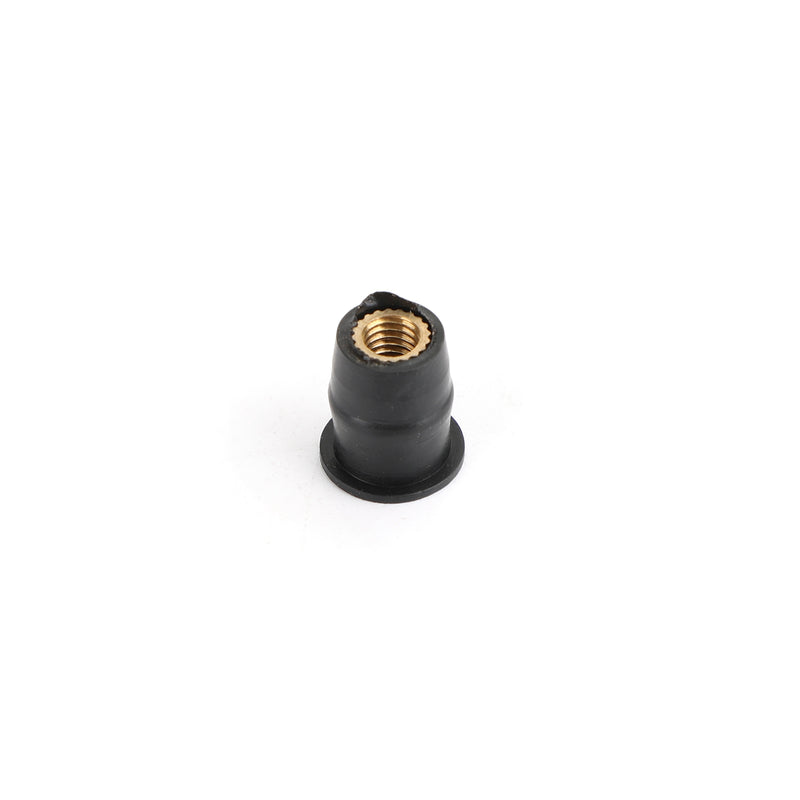 50 Quantity 10-32 M5 Rubber Well Nut Windscreen & Fairing 3/8 Wellnuts - 5mm