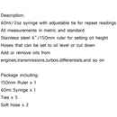 Fork Oil Tool Kit Gauge Suspension Level Tuning Syringe Shock Sag Adjuster Seal Generic