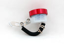 Moto Clutch Brake Oil Fluid Reservoir Honda Kawasaki Suzuki Yamaha Ducati Red