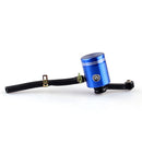 Universal Moto Master Cylinder Fluid Oil Reservoir Front Brake Clutch Tank Blue
