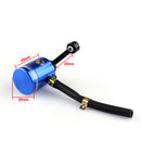 Universal Moto Master Cylinder Fluid Oil Reservoir Front Brake Clutch Tank Blue Generic