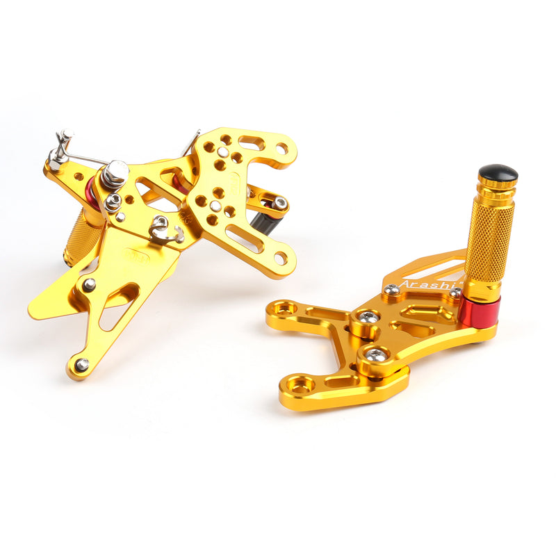 Rearset Rear set Footpegs Adjustable For Yamaha YZF 1000 R1 2009-2011 Generic