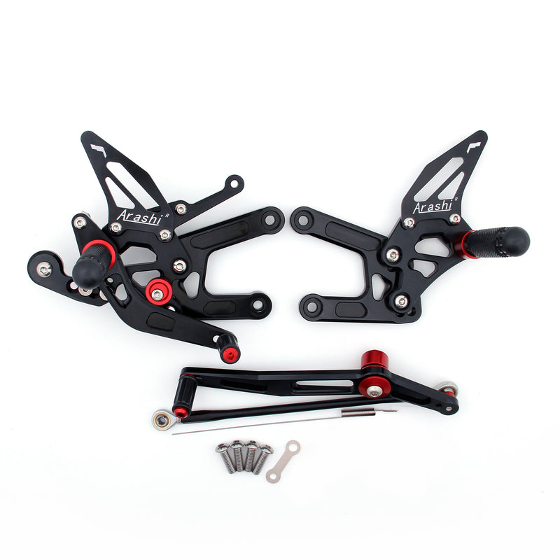 Rearset Rear set Footpegs Adjustable For Yamaha YZF 600 R6 2006-2011 Generic