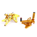 Rearset Rear set Kawasaki ZX6R ZX 6R 2005-2006 Gold Generic