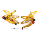 Rearset Rear set Footpegs Adjustable For Triumph Dayton 675 2013 Generic