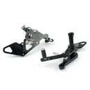Aluminum Rear Sets Footpegs Footrest Fit for Yamaha MT07 MT-07 FZ07 2014-2020 Generic