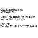 Aluminum Rear Sets Footpegs Footrest Fit for Yamaha MT07 MT-07 FZ07 2014-2020 Generic