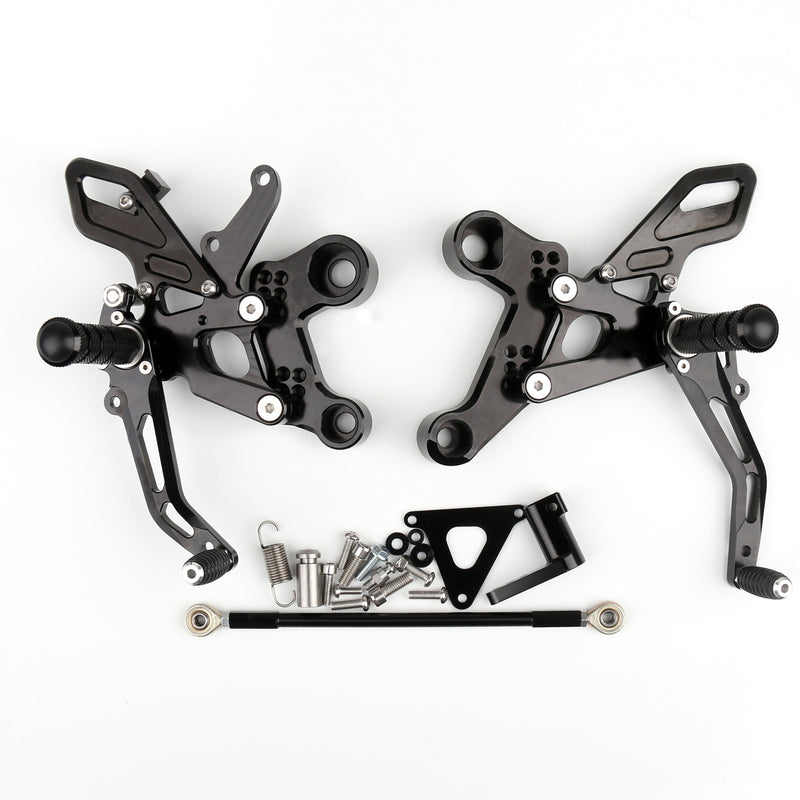 Aluminum Rearset Rear Set Footrest Pedal For Yamaha MT-09 FZ-09 2014-2016 Generic