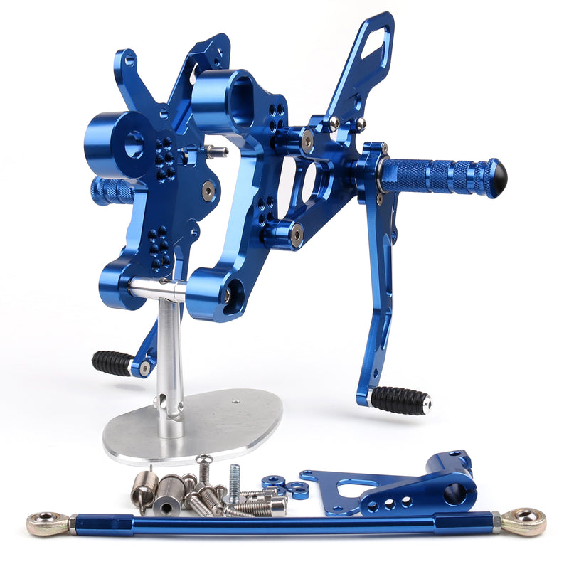 Aluminum Rearset Rear Set Footrest Pedal For Yamaha MT-09 FZ-09 2014-2016 Generic