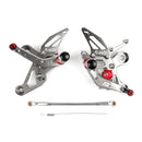 Racing Adjustable Rearsets Foot Pegs Rear Set For 2014 Yamaha MT-09 FZ-09 Generic