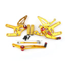 Motorcycle Adjustable Rearset Rearsets Foot Pegs For Yamaha Yzf R6 2020 Generic