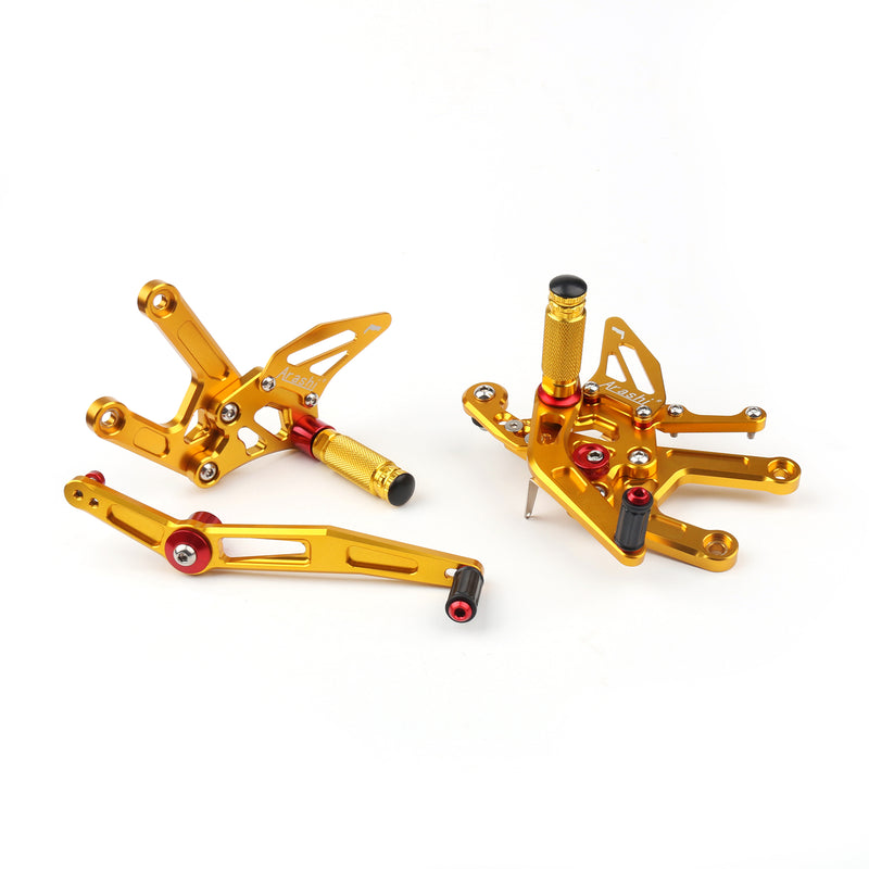 Motorcycle Adjustable Rearset Rearsets Foot Pegs For Yamaha Yzf R6 2020 Generic