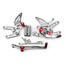 Motorcycle Adjustable Rearset Rearsets Foot Pegs For Yamaha Yzf R6 2020 Generic