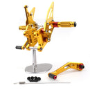 Rearsets Foot pegs Rear sets Footrest For Suzuki GSXR1000 GSXR 1000 17-23 Generic