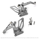 Gray Rear Sets Footpegs Footrest Fit for BMW G310R 2016 2017 2018 2019 Generic