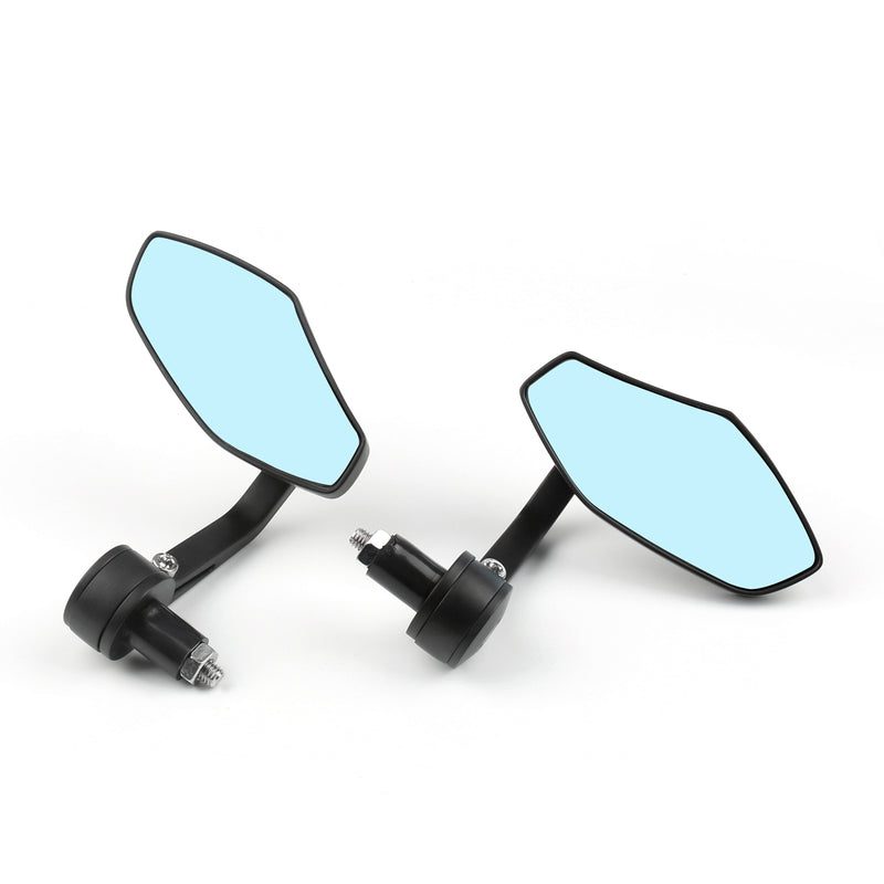 7/8 1 Aluminum Rear View Side Mirror Handle Bar End For Motorcycle