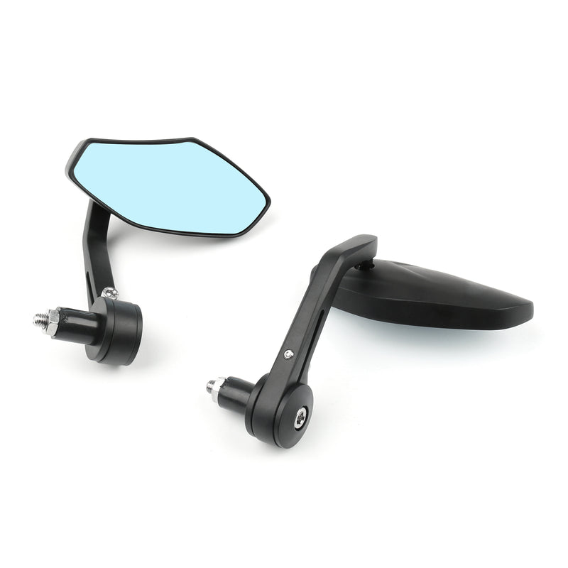 7/8 1 Aluminum Rear View Side Mirror Handle Bar End For Motorcycle Generic