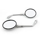 1 Pair Motorcycle Rearview Side Mirrors For Honda CB400SS VT750 CBF500 04-05 Generic