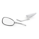 10mm Motocycle Rear View Mirrors For Yamaha XV1100/535/750 SR125/185/250 SRX600 Generic