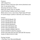 10mm Motocycle Rear View Mirrors For Suzuki GSF250 Bandit 250/400/600 SV1000 Generic