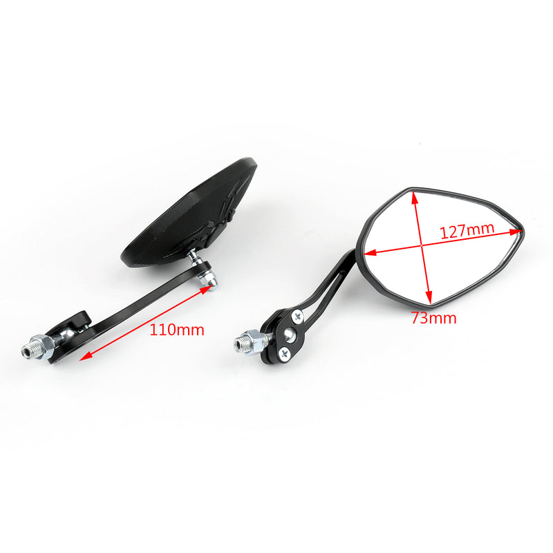 Universal 8mm 1mm Motorcycle Moto Spider Adjusted Rear View Side Mirrors