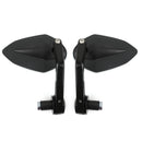 CNC Motorcycle 7/8 Handle Bar End Rearview Side Mirrors For Bobber Cafe Racer Generic