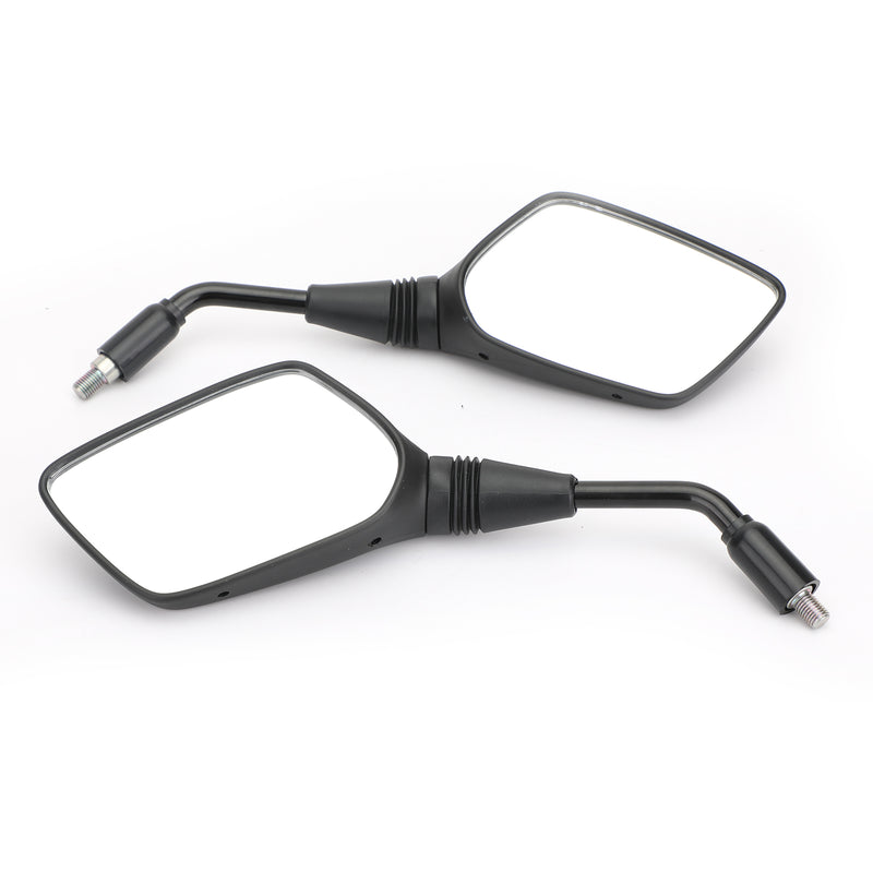 Black Rearview Side Mirrors For Suzuki GW250 Inazuma 14-17 DL250 V-Strom 06-18 Generic