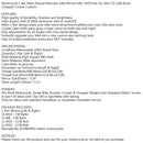 Pair M8 M10 Retro L-Bar Round Mirrors For Cafe Racer Bobber Custom Motorcycle Generic