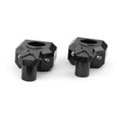 Billet Aluminum 7/8 - 1 - 1 1/8 Handlebar Bar Risers Kit 2 Up Universal Generic