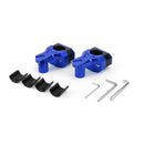 Billet Aluminum 7/8 - 1 - 1 1/8 Handlebar Bar Risers Kit 2 Up Universal Generic