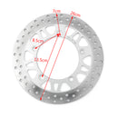 Front Brake Disc Rotor For Suzuki AN250 M/S AN400 K3-K7/ZK7/K8/K9 AN650 AK4/K4 Generic
