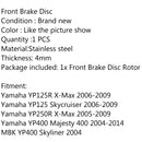 Front Brake Disc Rotor For Yamaha YP125 YP125R X-Max 06-09 YP400 Majesty 400 Generic