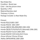 Rear Brake Disc Rotor For Honda CB250 FES250 CB400 CB500 CB750 CB900 NSS250 Generic