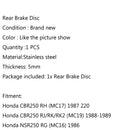 Rear Brake Disc Rotor For Honda CBR250 MC17/MC19 NSR250 MC18/MC19 CBR400 NS250 Generic