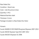 Rear Brake Disc Rotor For Suzuki AN400 K7/ZK7/K8/K9 AN250 8 Skywave SS Type M/S Generic