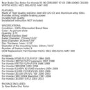 Rear Brake Disc Rotor 255mm For Honda CB1100/1300 CBR1000 F/XX