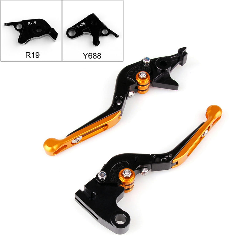 Adjustable Folding Extendable Brake Clutch Levers For Yamaha YZF R1 09-14 2012 Generic