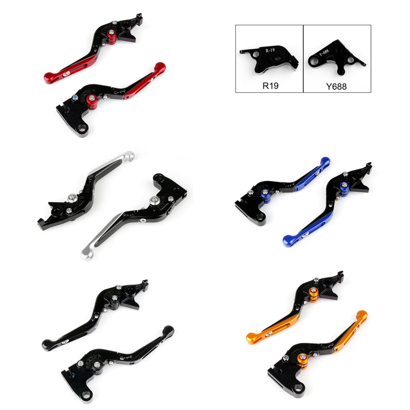 Adjustable Folding Extendable Brake Clutch Levers For Yamaha YZF R1 09-14 2012