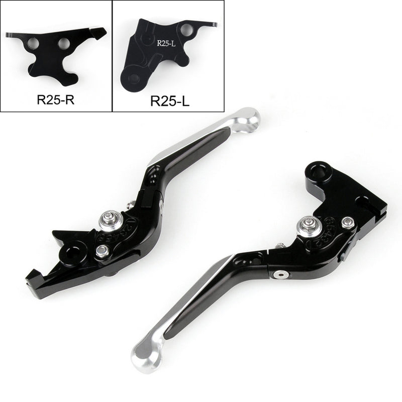 Adjustable Folding Extendable Brake Clutch Levers For Yamaha YZF R25 2014-2015 Generic