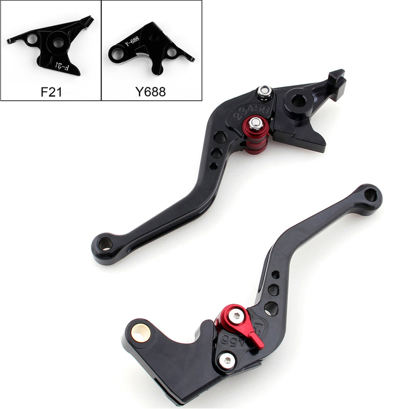 Short Brake Clutch Levers For Yamaha YZF 1 R1 1999-21 2