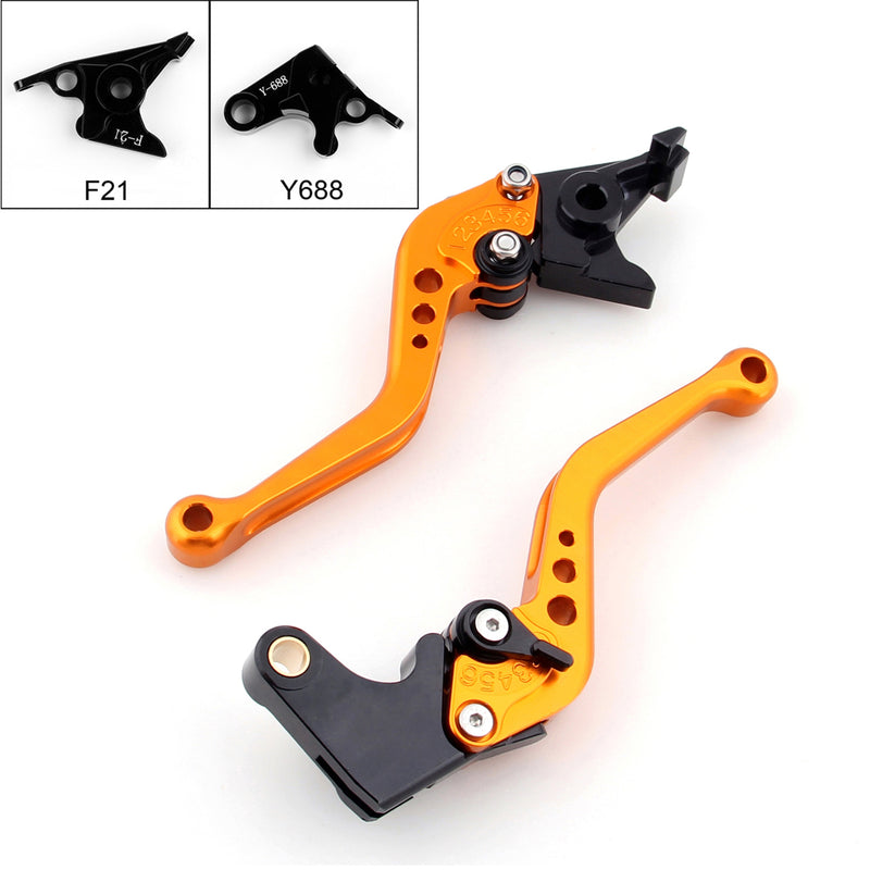 Short Brake Clutch Levers For Yamaha YZF 1000 R1 1999-2001 2000 Generic