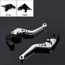 Short Brake Clutch Levers For Yamaha YZF R6 05-14 YZF R1 04-08 R6S Generic