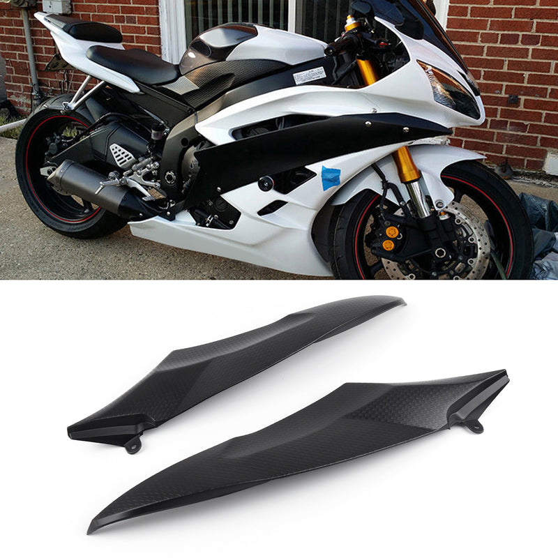 Tank Side Fairing Panel Gas Tank Cover For Yamaha 2006 2007 YZF R6 2006-2007