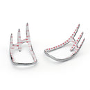 Goldwing Chrome Fairing Mirror Back Accent Grilles Fit Honda GL1800 2001-2011 Generic