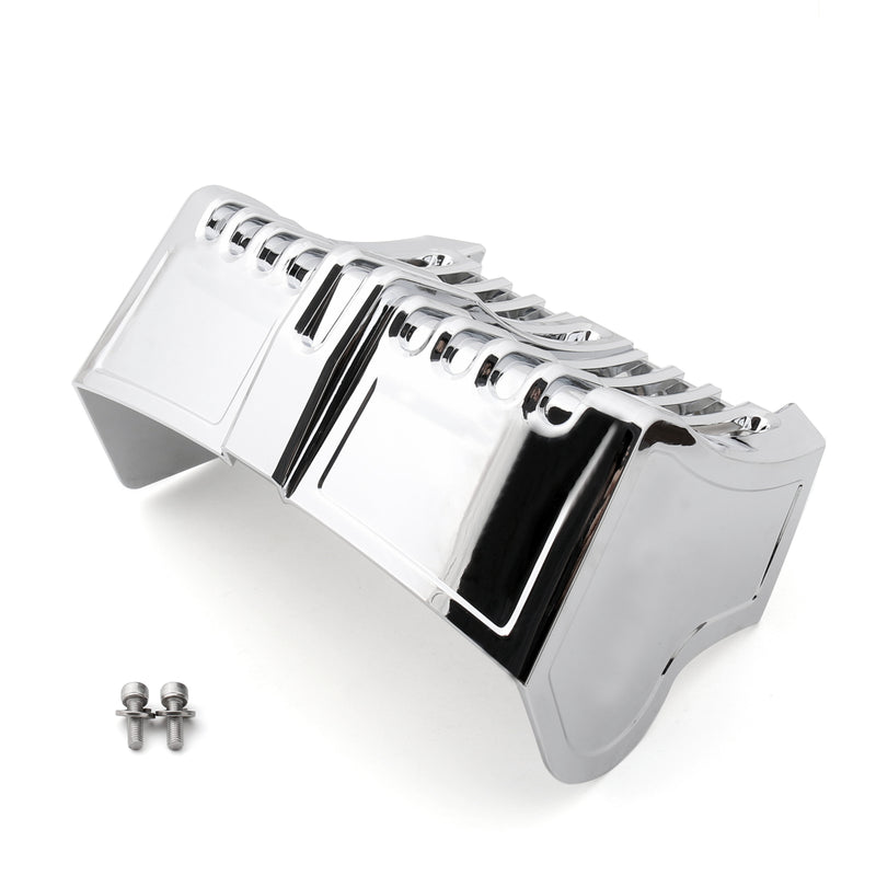 Chrome Oil Cooler Cover For Harley Touring CVO Freewheele Road King Bagger 17-18 Generic