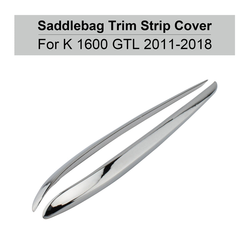 Chrome Side Panel Storage Box Plating Trim Strip For BMW K1600GTL 2011-2018 Generic