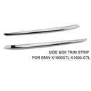 Chrome Side Panel Storage Box Plating Trim Strip For BMW K1600GTL 2011-2018 Generic